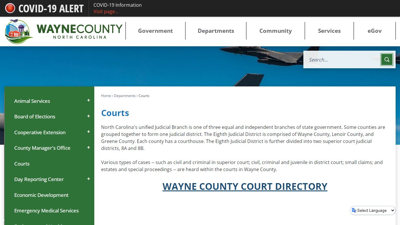 Courts | Wayne County, NC